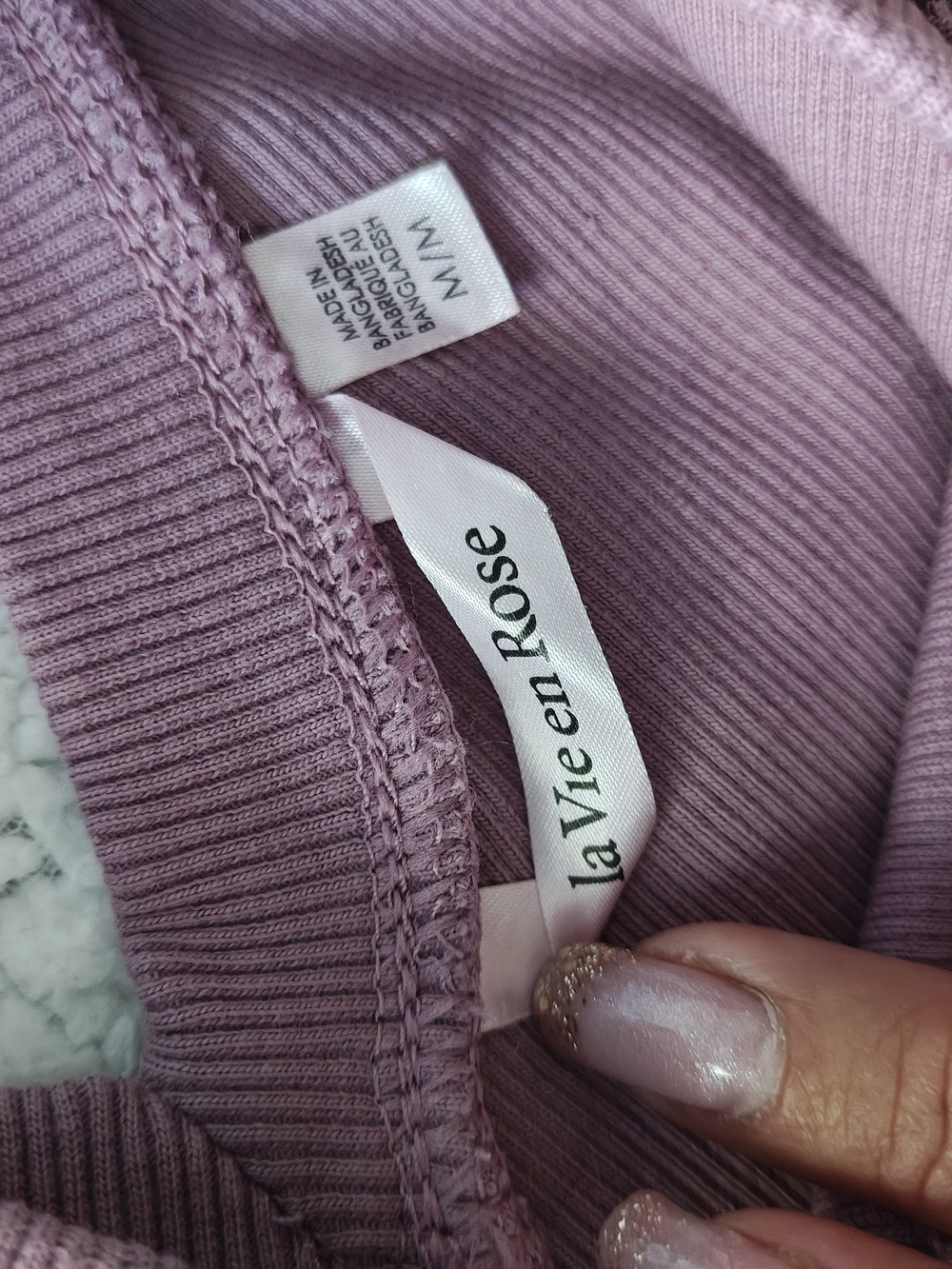Sleeveless Ribbed Button-Front Crop Top - Mauve - Picture 4 of 7